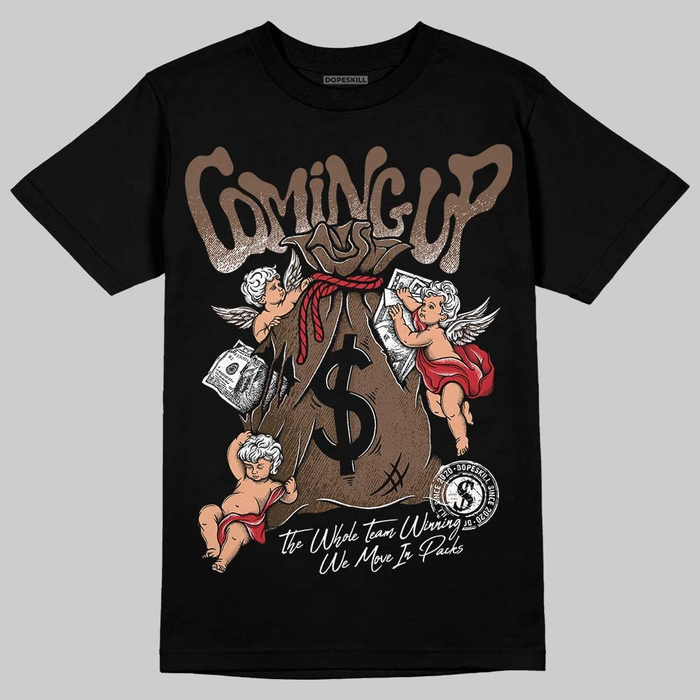 Olive 9s DopeSkill T-Shirt Money Bag Coming Up Graphic