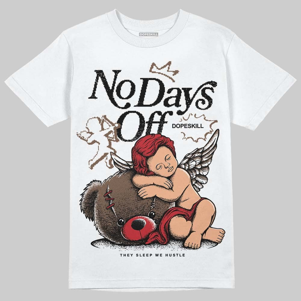 Olive 9s DopeSkill T-Shirt New No Days Off Graphic