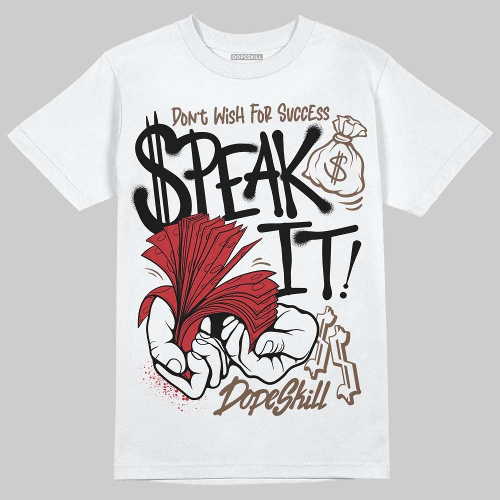 Olive 9s DopeSkill T-Shirt Speak It Graphic