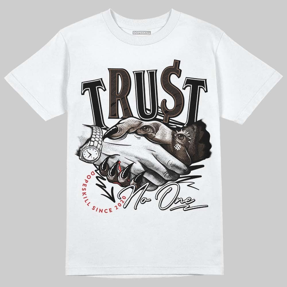 Olive 9s DopeSkill T-Shirt Trust No One Graphic