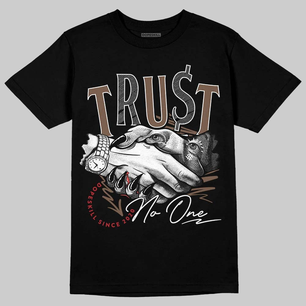 Olive 9s DopeSkill T-Shirt Trust No One Graphic