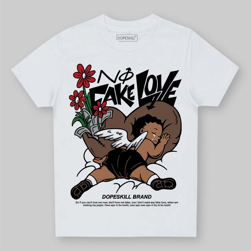 Olive 9s DopeSkill Toddler Kids T-shirt No Fake Love Graphic