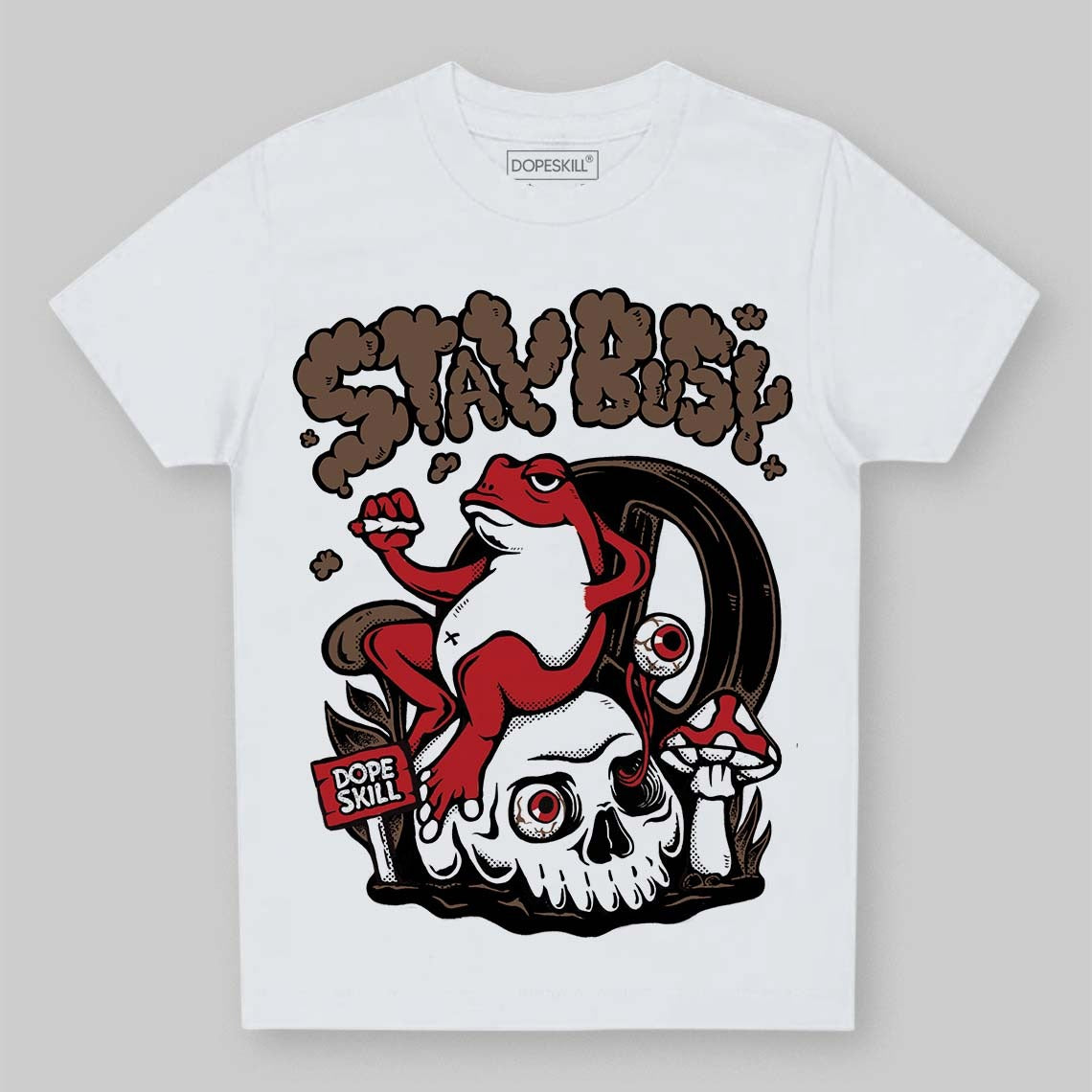 Olive 9s DopeSkill Toddler Kids T-shirt Stay Busy Graphic