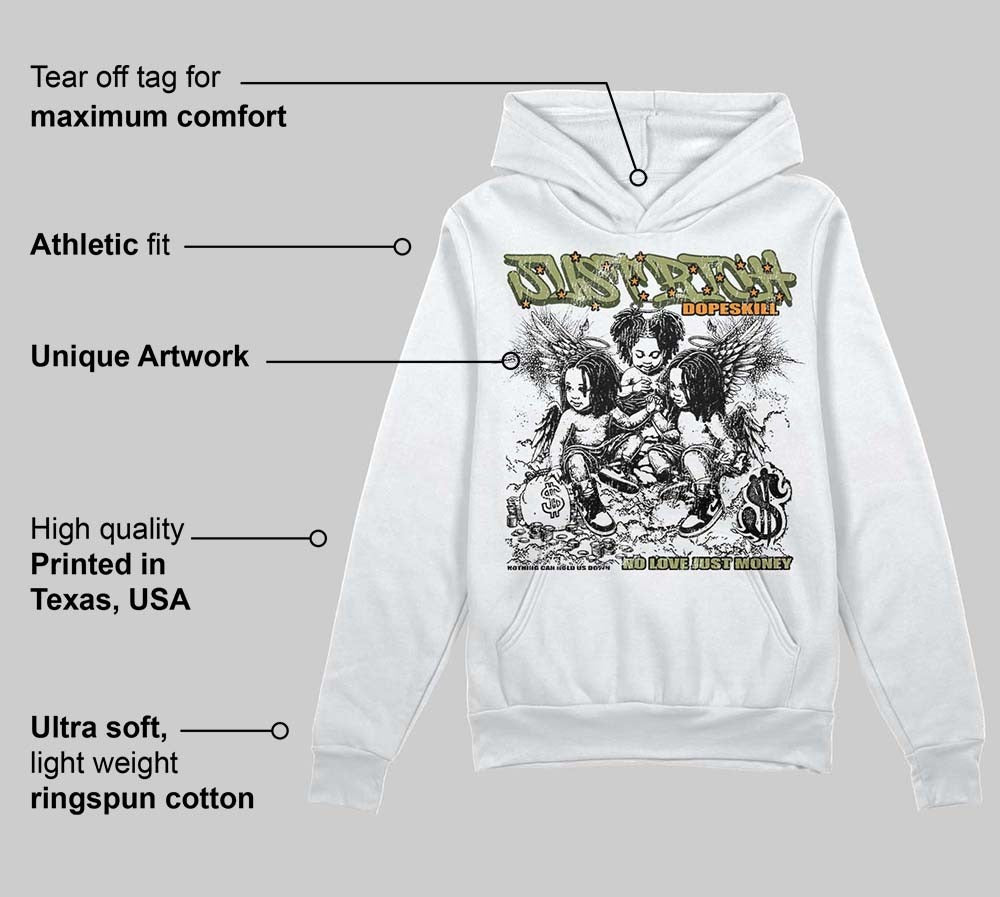 Olive Collection DopeSkill Hoodie Sweatshirt Just Rich Graphic