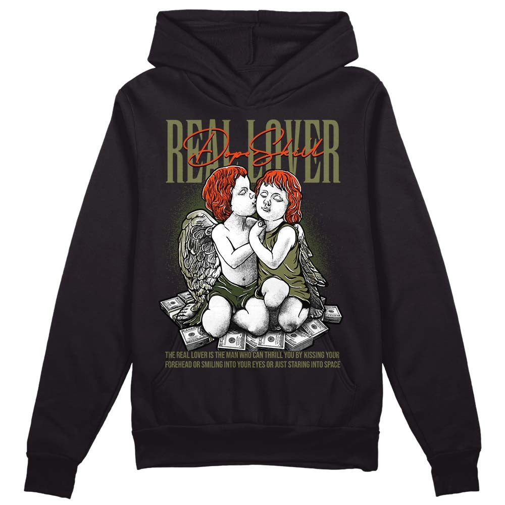 Olive Collection DopeSkill Hoodie Sweatshirt Real Lover Graphic
