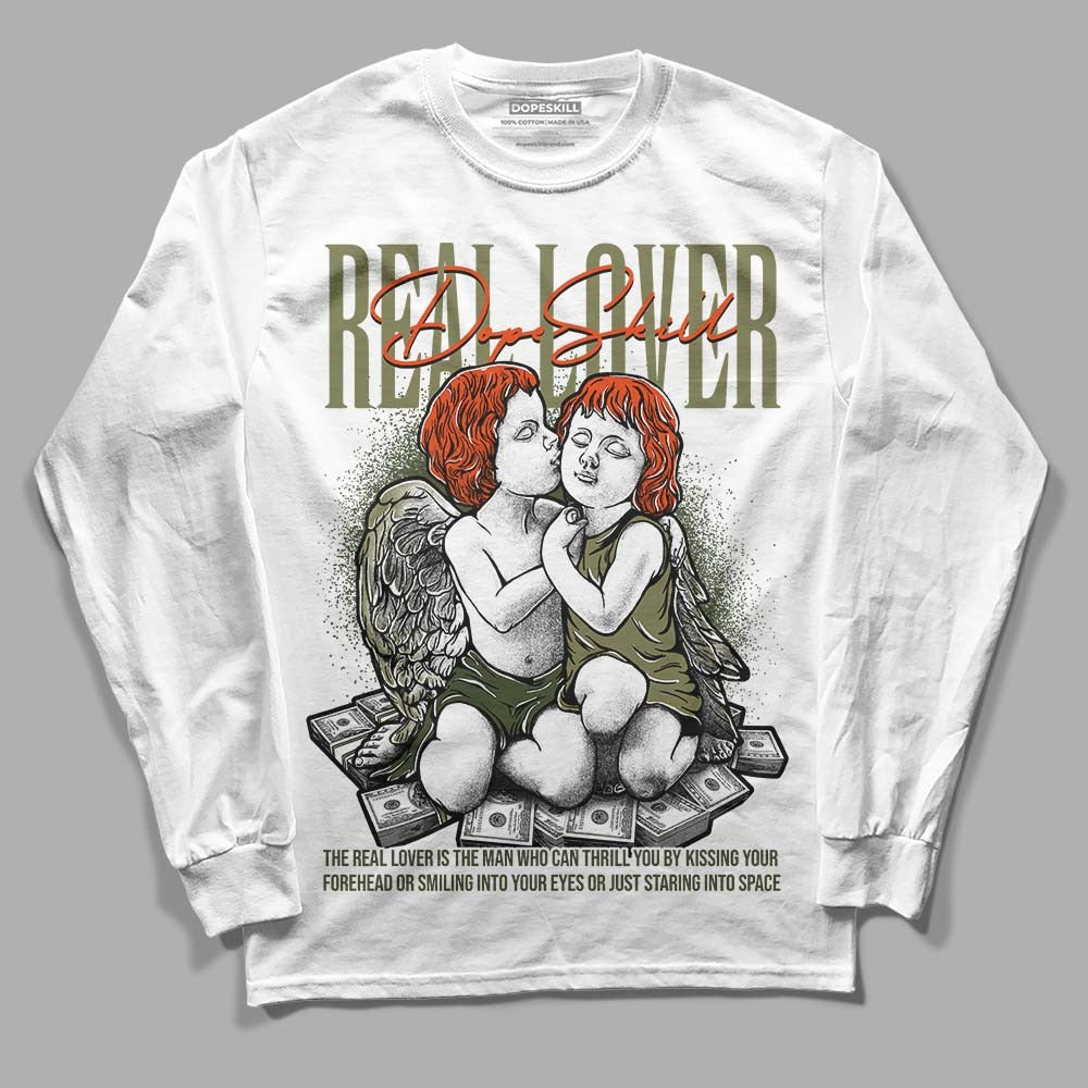 Olive Collection DopeSkill Long Sleeve T-Shirt Real Lover Graphic