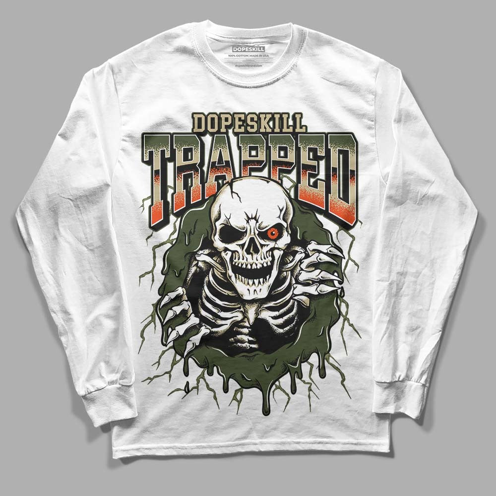Olive Collection DopeSkill Long Sleeve T-Shirt Trapped Halloween Graphic