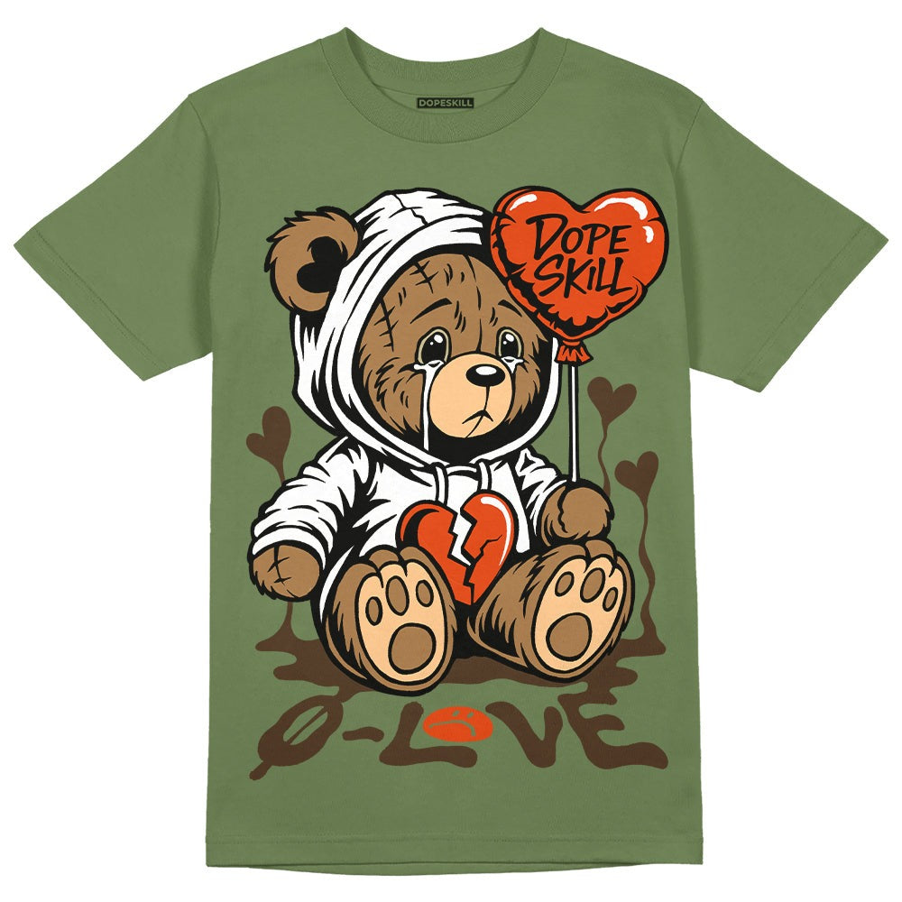 Olive Collection DopeSkill Olive T-shirt Broken Bear Graphic