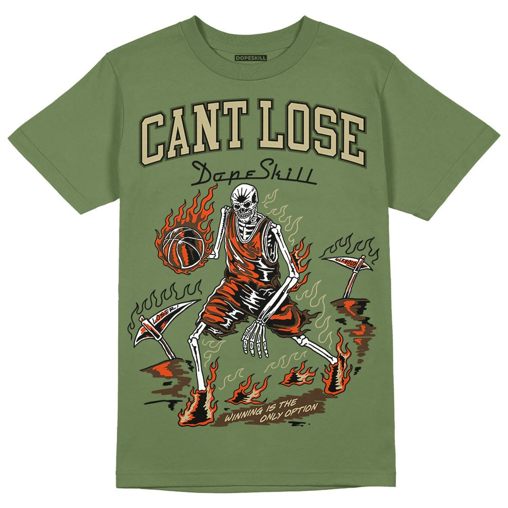 Olive Collection DopeSkill Olive T-shirt Cant Lose Graphic
