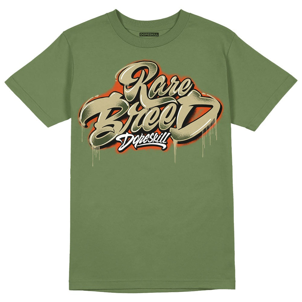 Olive Collection DopeSkill Olive T-shirt Rare Breed Type Graphic