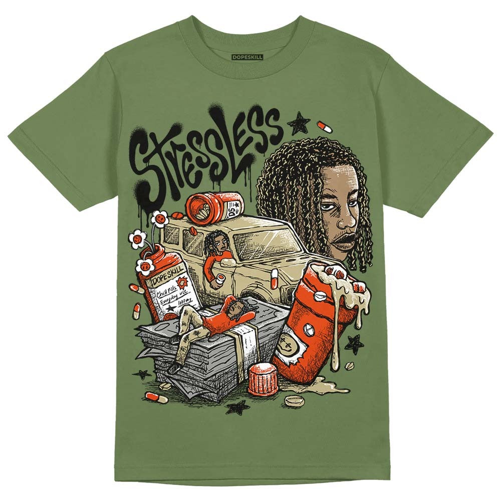 Olive Collection DopeSkill Olive T-shirt Stressless Graphic