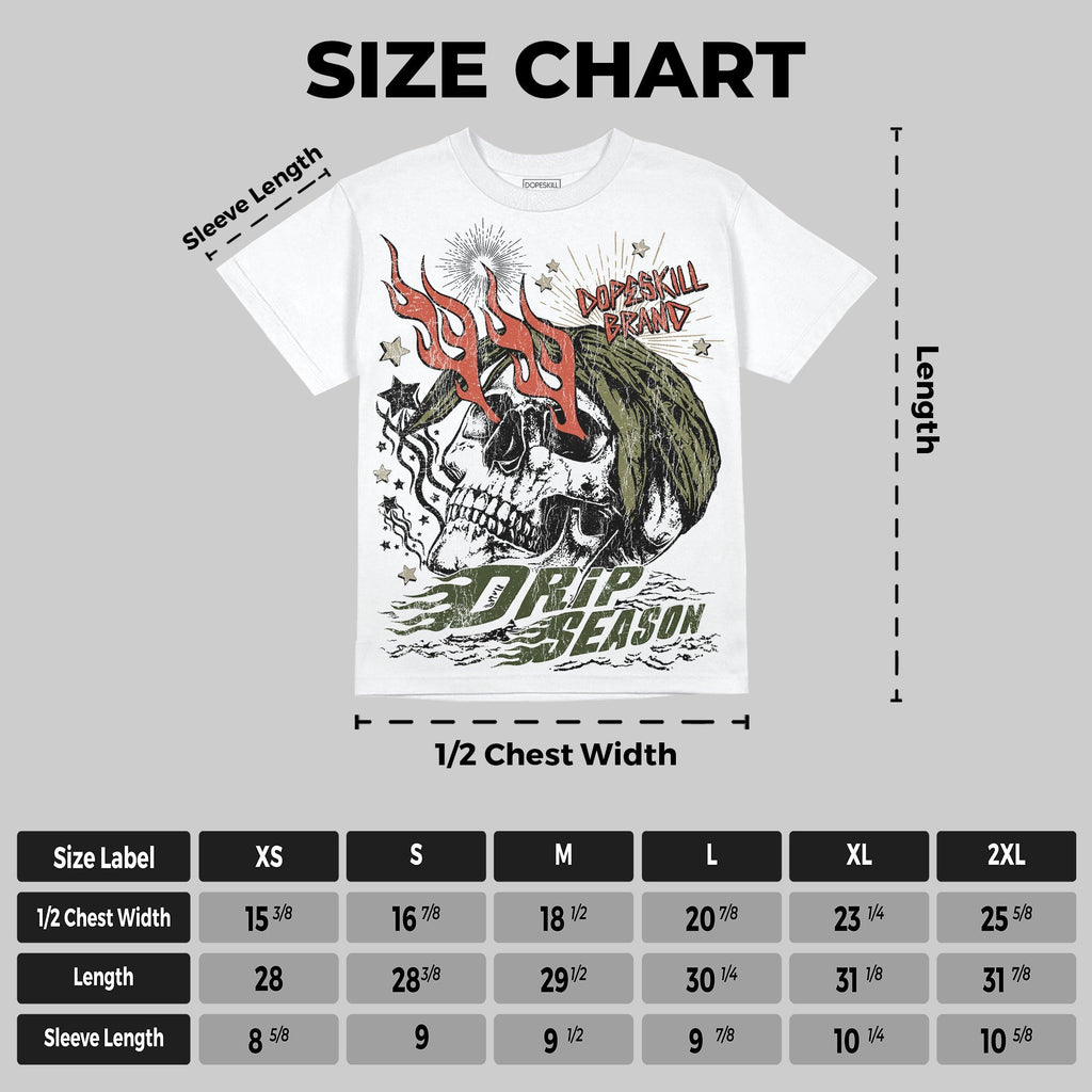 Olive Collection DopeSkill Oversize Print T-Shirt Drip Season Graphic