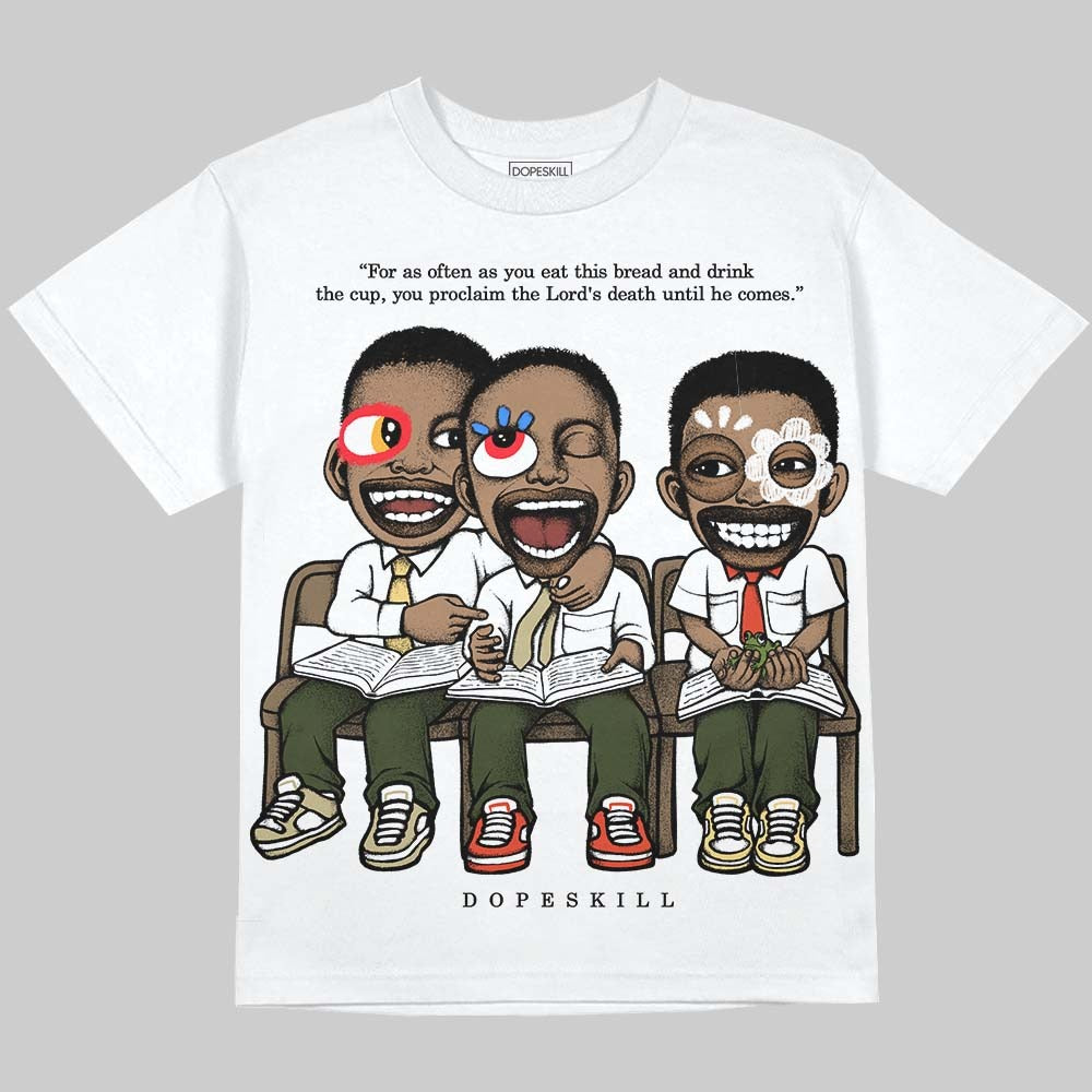 Olive Collection DopeSkill Oversize Print T-Shirt First Sunday Graphic