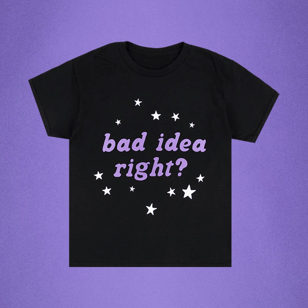 Olivia Rodrigo Merch Bad Idea Right T-Shirt Presents For Music Lovers