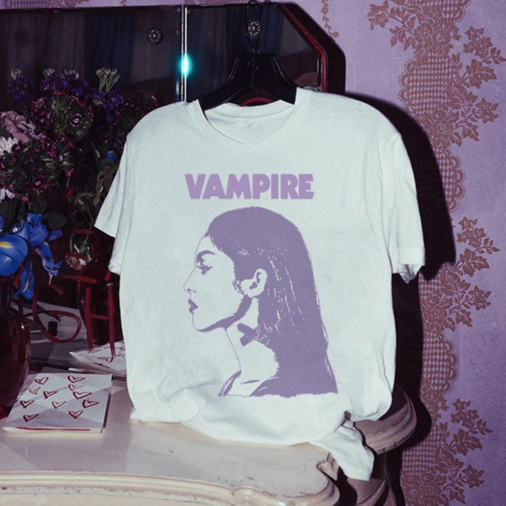 Olivia Rodrigo Merch Vampire T-Shirt Presents For Music Lovers