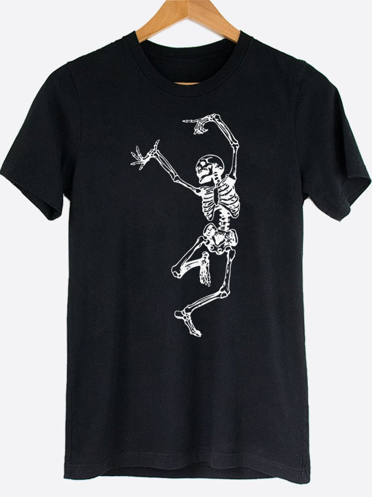 One Dancing Skeleton Graphic Tee
