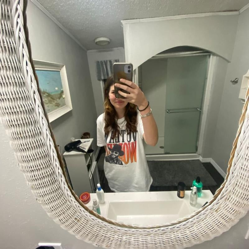 Outlaw Women Hank Williams Jr -  Western Retro Boho Hippie Shirt Classic Country Music Oversized Graphic  Womenswear Streetwear Tshirt vintage tee