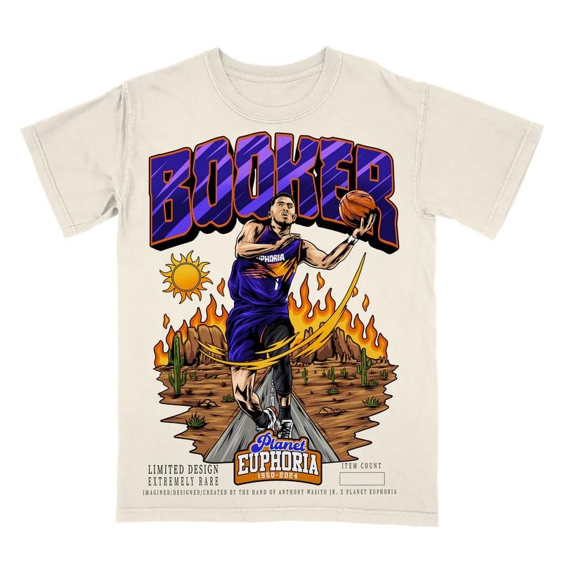 PE Devin Booker Planet Euphoria Shirt, Vintage Style 90s Retro Unisex Streetwear Tee
