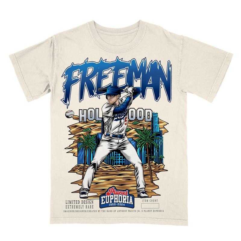 PE Freddie Freeman Planet Euphoria Shirt, Vintage Style 90s Retro Unisex Streetwear Tee