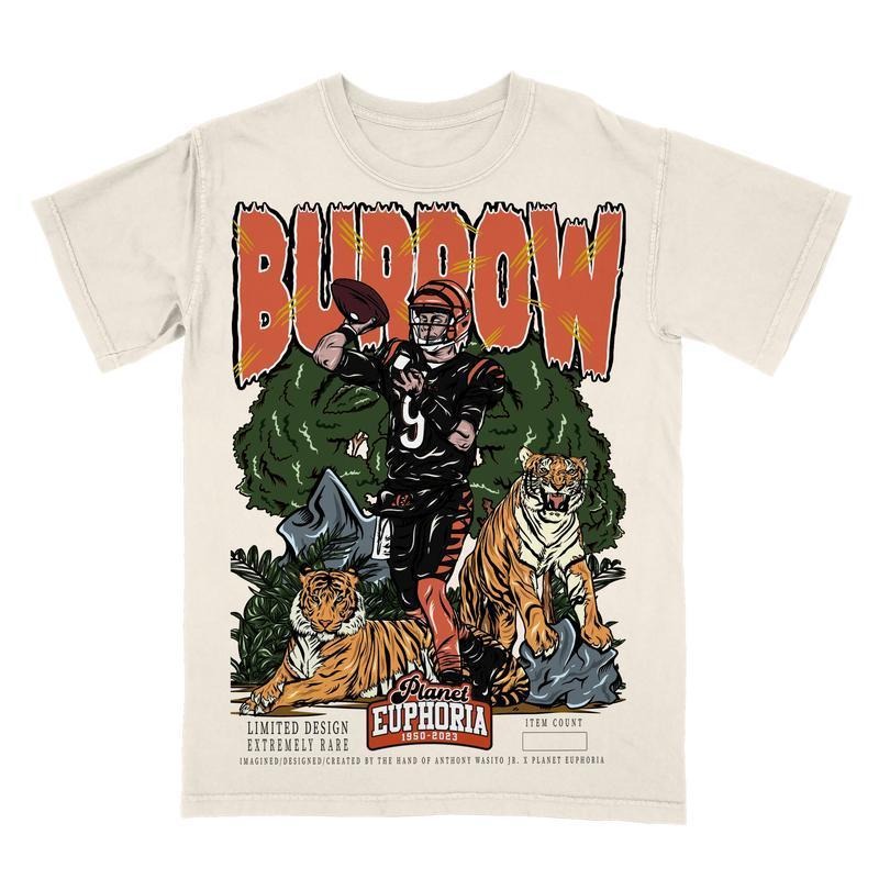 PE Joe Burrow Planet Euphoria Shirt, Vintage Style 90s Retro Unisex Streetwear Tee style 001