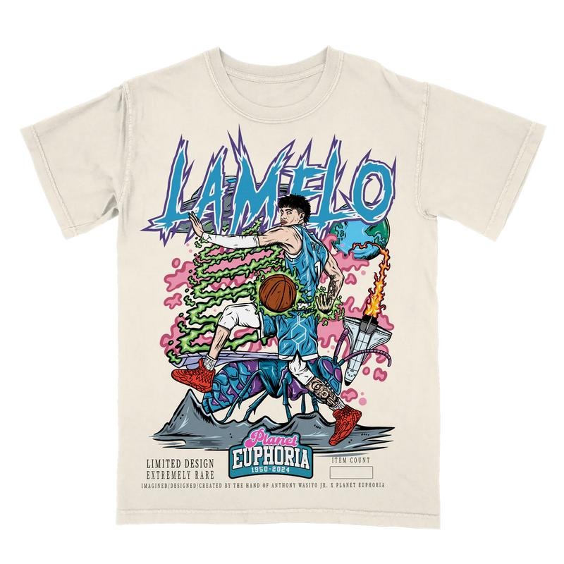 PE LaMelo Ball Planet Euphoria Shirt, Vintage Style 90s Retro Unisex Streetwear Tee