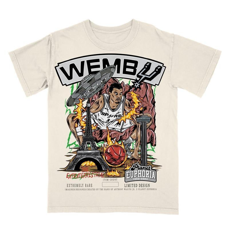 PE Wemby Planet Euphoria Shirt, Vintage Style 90s Retro Unisex Streetwear Tee