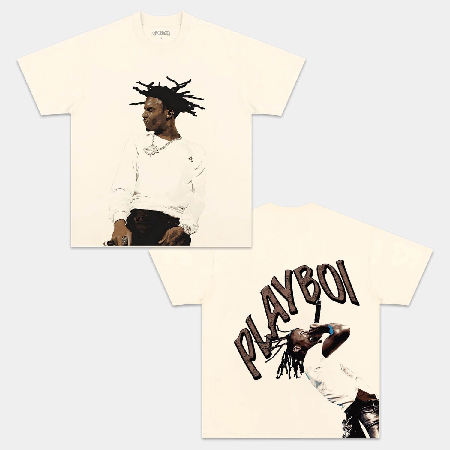 PLAYBOI CARTI VINTAGE TEE Style002