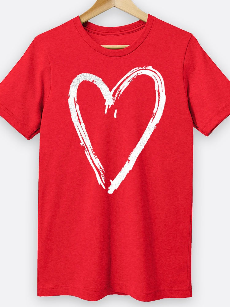 Paint Splatter Heart Graphic Tee