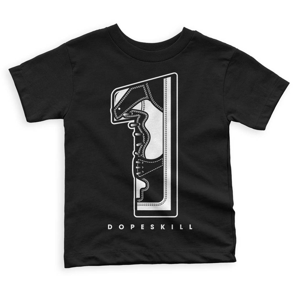 Panda White Black Dunk Low DopeSkill Toddler Kids T-shirt No.1 Graphic