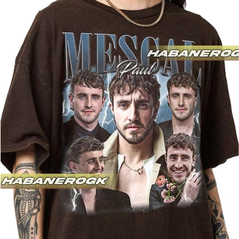 Paul Mescal Vintage T-Shirt, gladiator movie tee, lucius shirt, pedro pascal tee