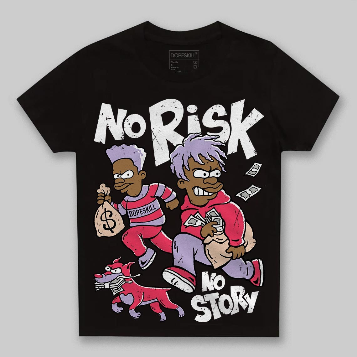 Peanut Butter Jelly 5s DopeSkill Toddler Kids T-shirt No Risk No Story Graphic