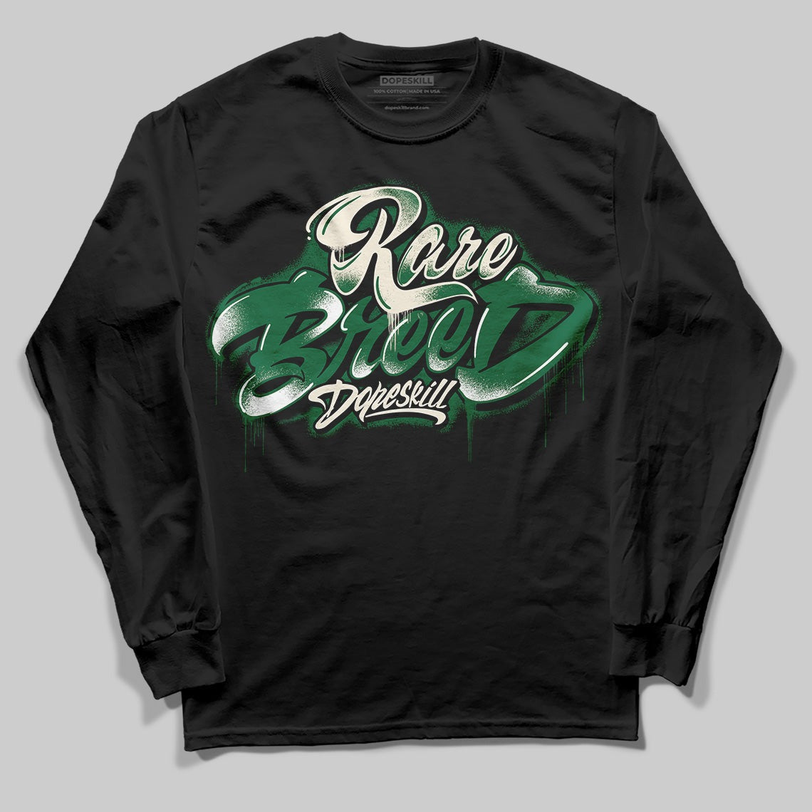 Pine Green 13s DopeSkill Long Sleeve T-Shirt Rare Breed Type Graphic