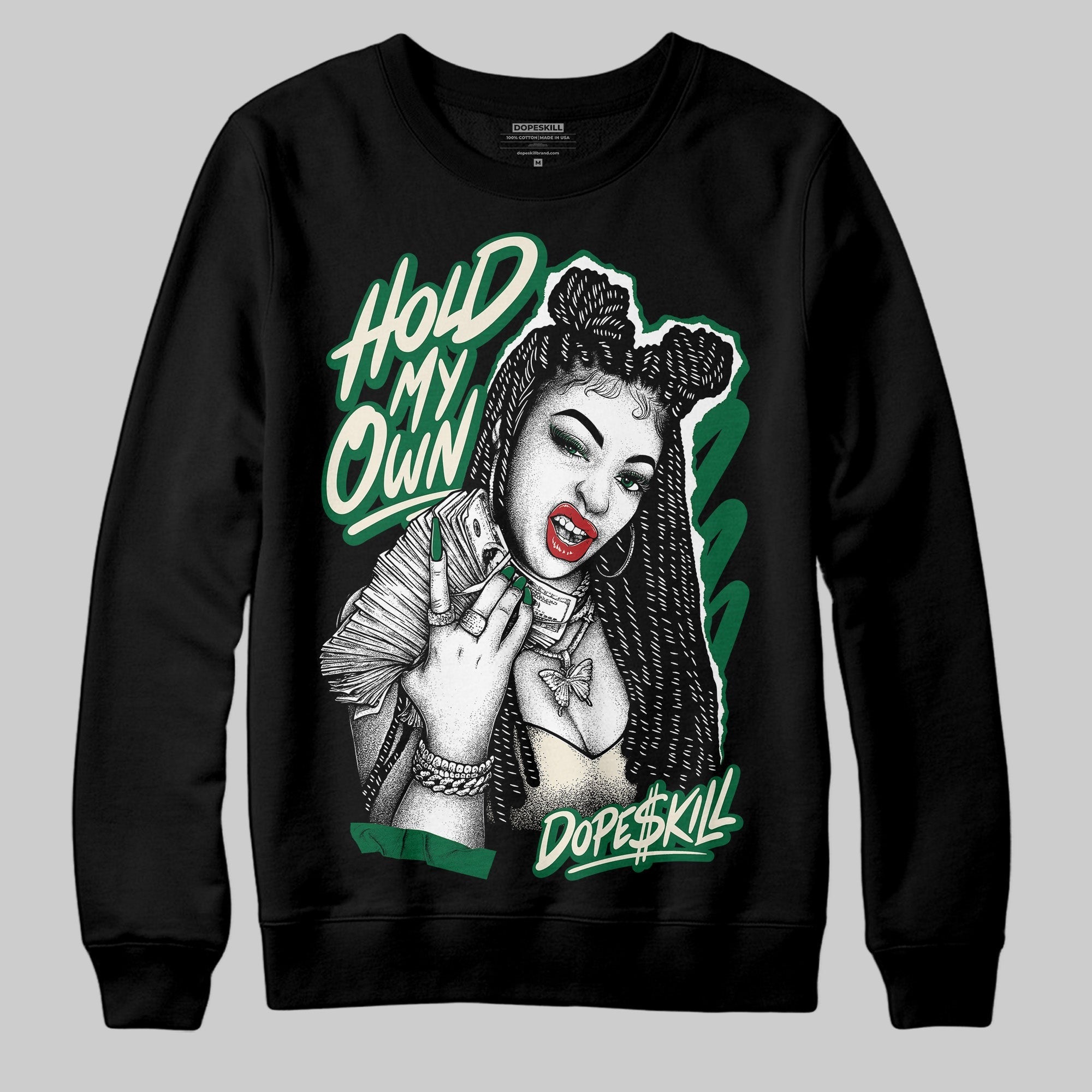 Pine Green 13s DopeSkill Sweatshirt New H.M.O Graphic