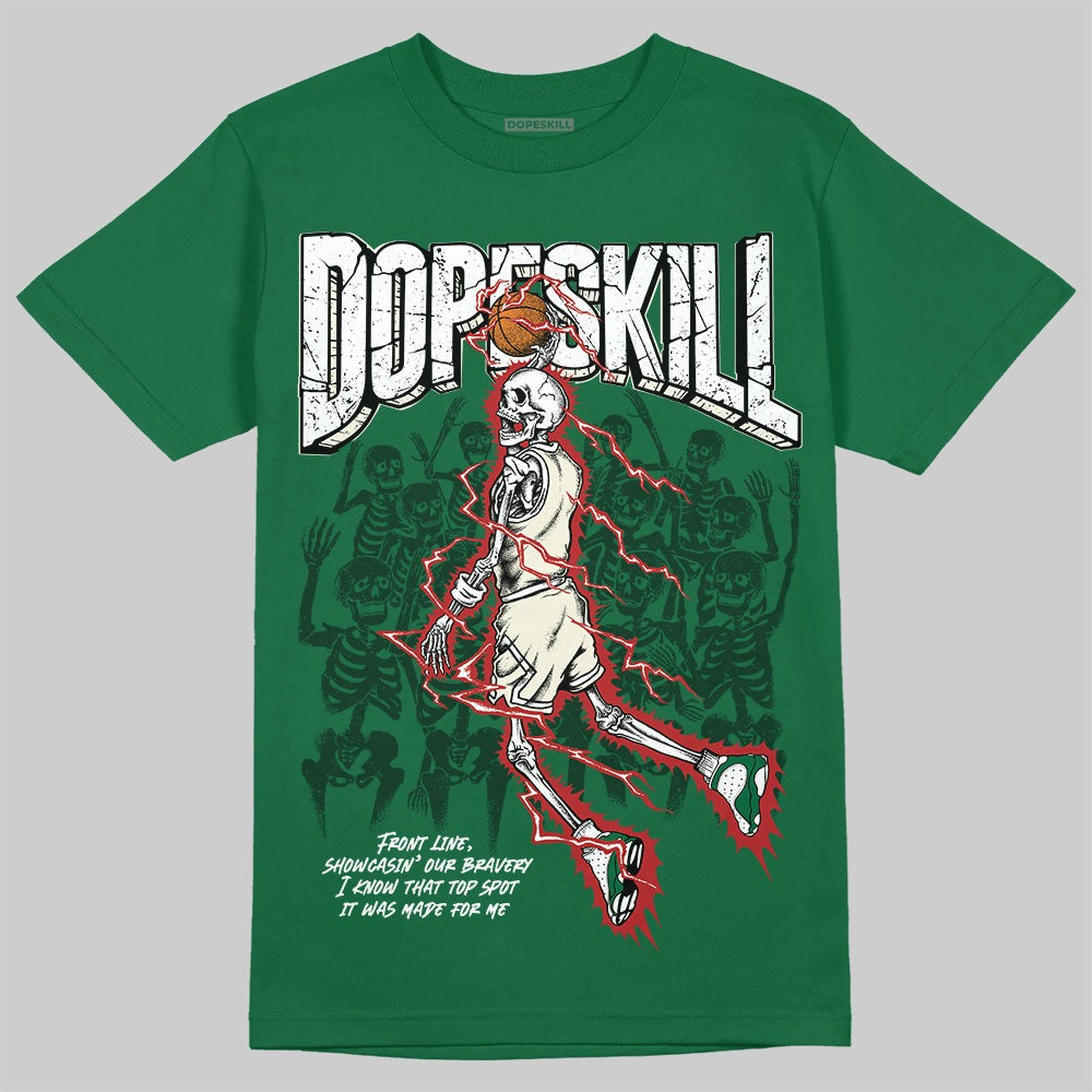 Pine Green 13s DopeSkill T-Shirt Thunder Dunk Graphic