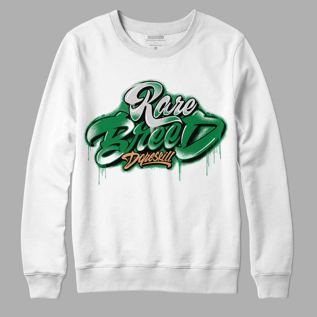 Pine Green 4s DopeSkill Sweatshirt Rare Breed Type Graphic