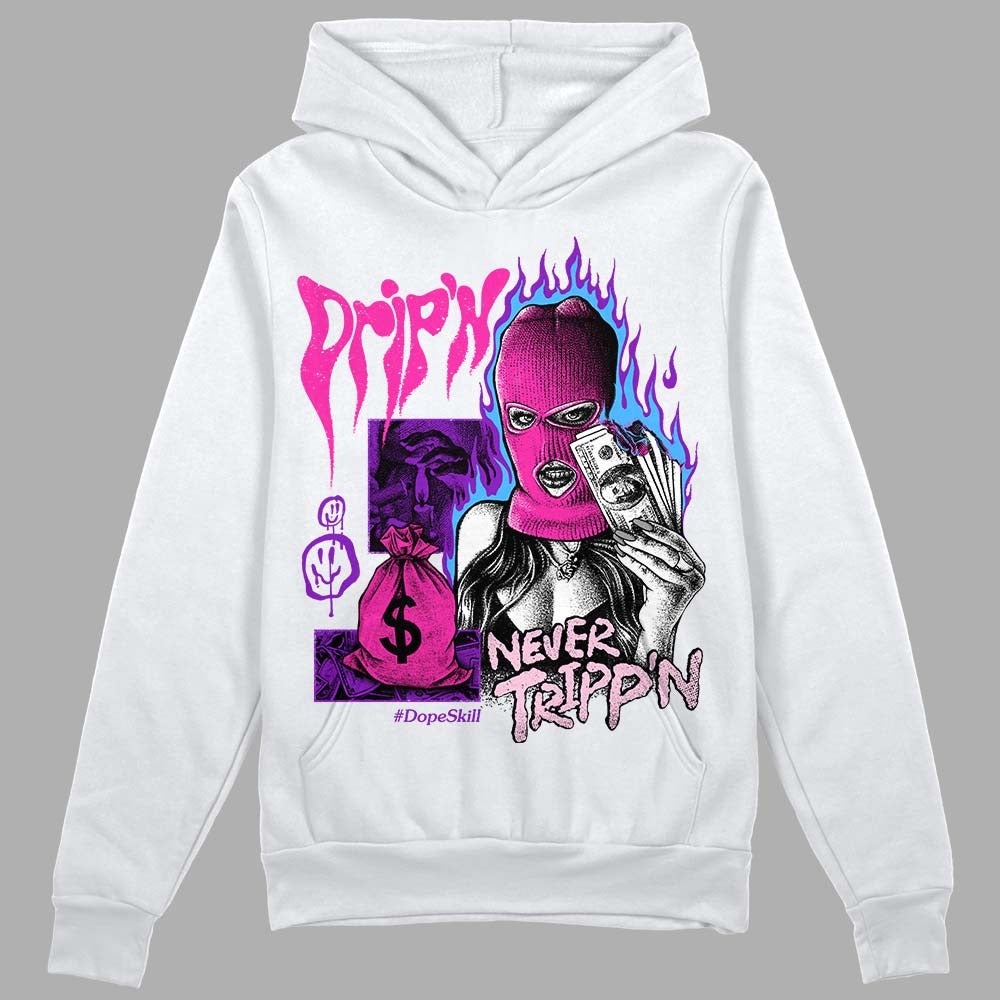 Pink Collection DopeSkill Hoodie Sweatshirt Drip'n Never Tripp'n Graphic