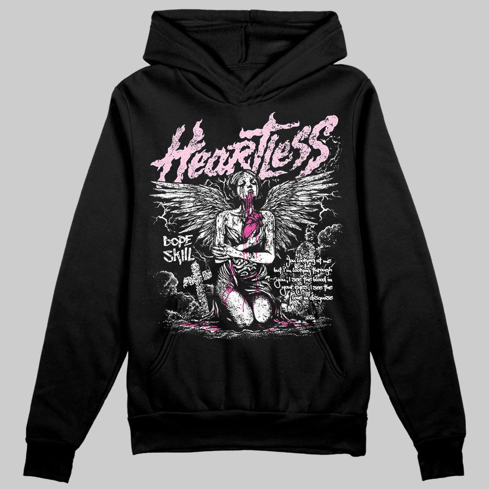 Pink Collection DopeSkill Hoodie Sweatshirt Heartless Graphic
