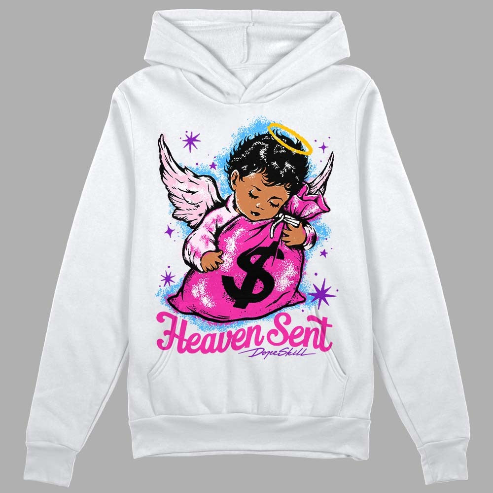 Pink Collection DopeSkill Hoodie Sweatshirt Heaven Sent Graphic
