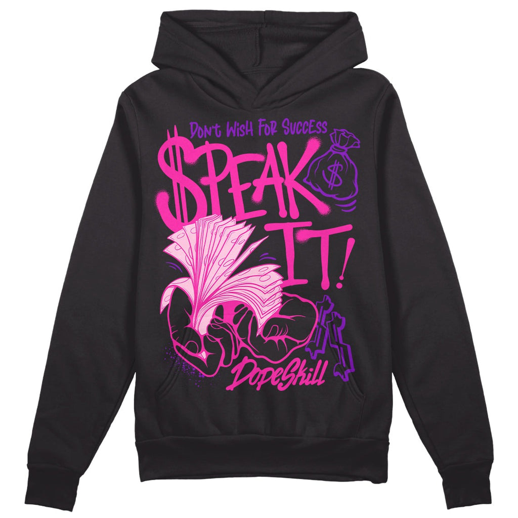 Pink Collection DopeSkill Hoodie Sweatshirt Speak It Graphic
