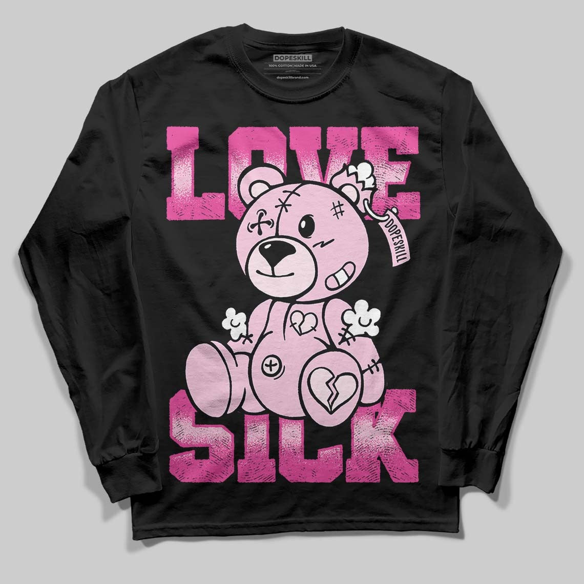 Pink Collection DopeSkill Long Sleeve T-Shirt Love Sick Graphic