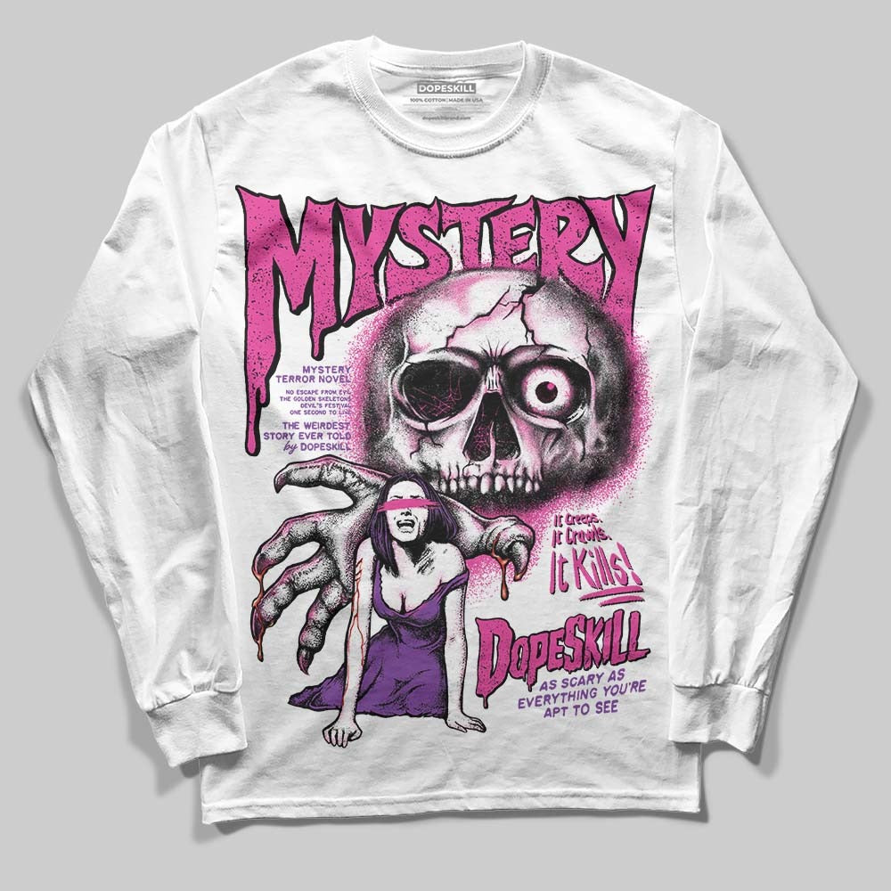 Pink Collection DopeSkill Long Sleeve T-Shirt Mystery Ghostly Grasp Graphic
