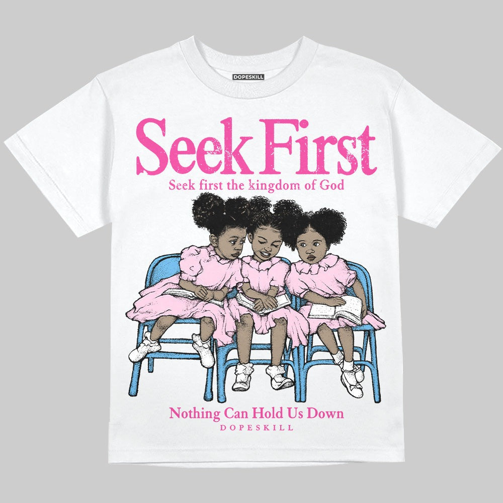 Pink Collection DopeSkill Oversize Print T-Shirt New Seek First Graphic