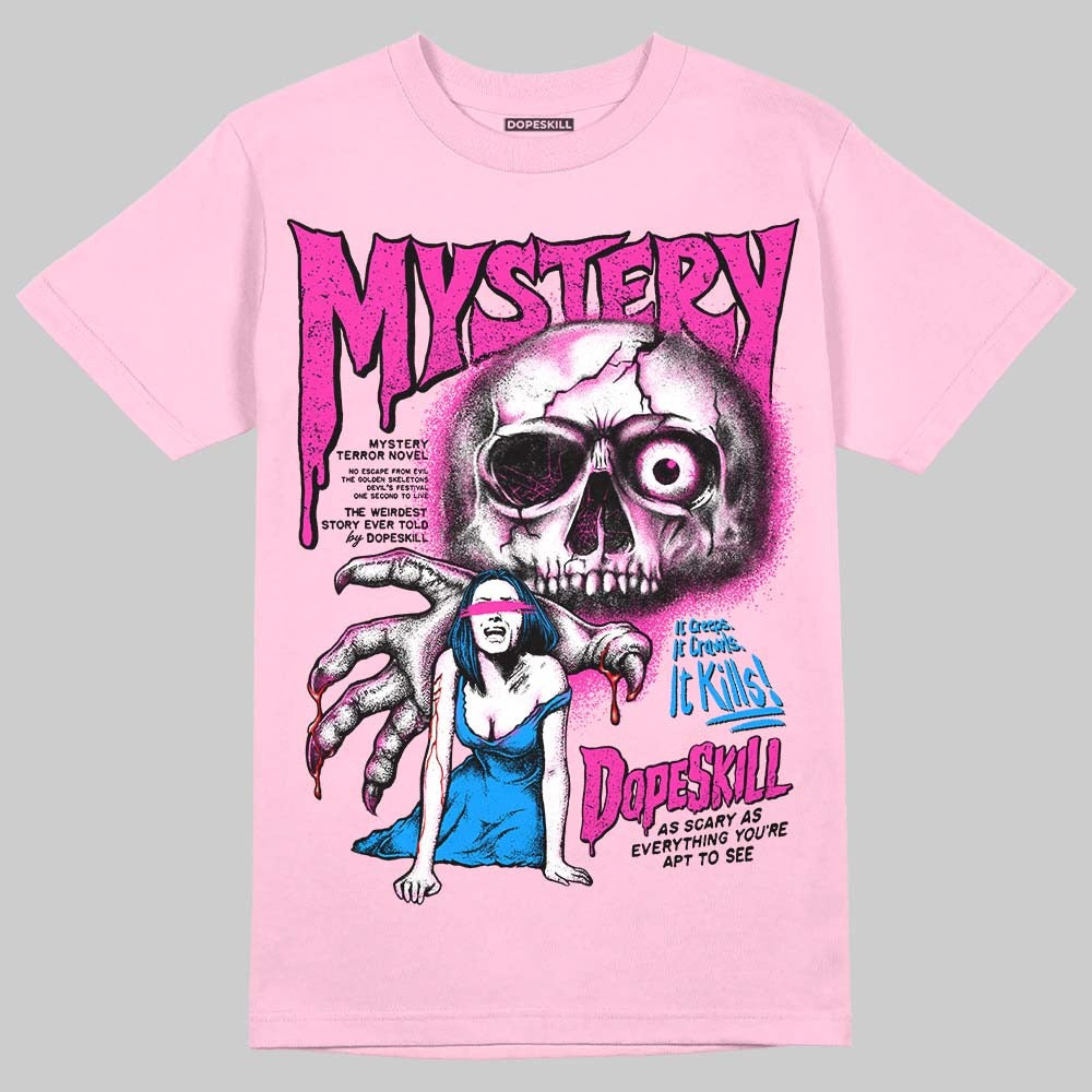 Pink Collection DopeSkill Pink T-shirt Mystery Ghostly Grasp Graphic