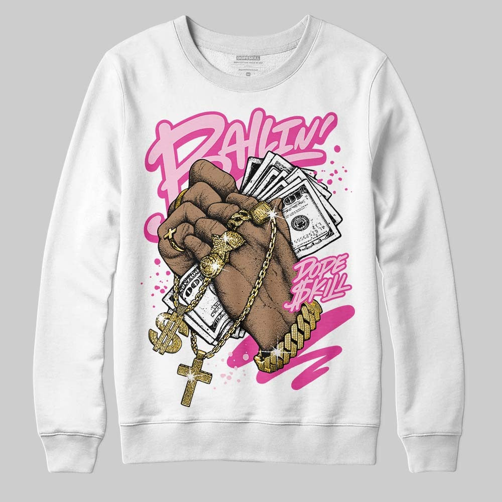 Pink Collection DopeSkill Sweatshirt Always Ballin' Graphic