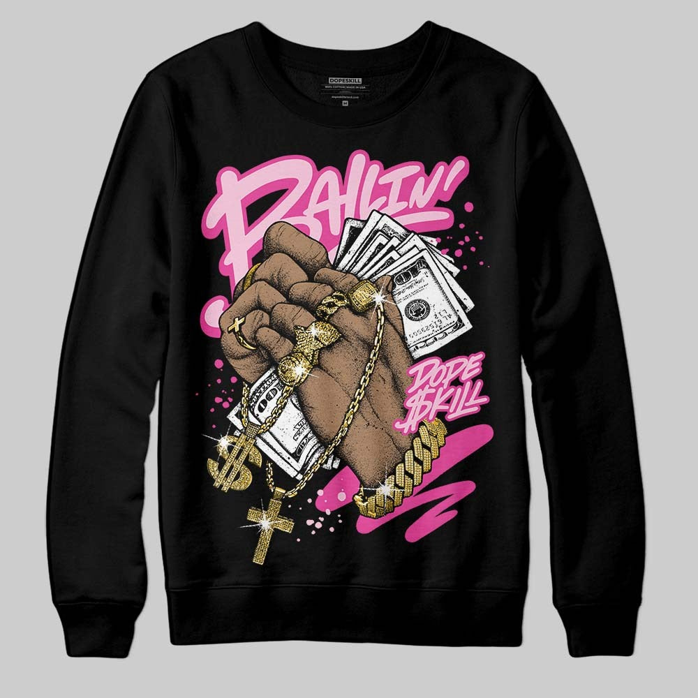 Pink Collection DopeSkill Sweatshirt Always Ballin' Graphic