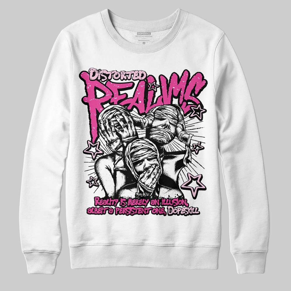 Pink Collection DopeSkill Sweatshirt Distorted Realms Graphic