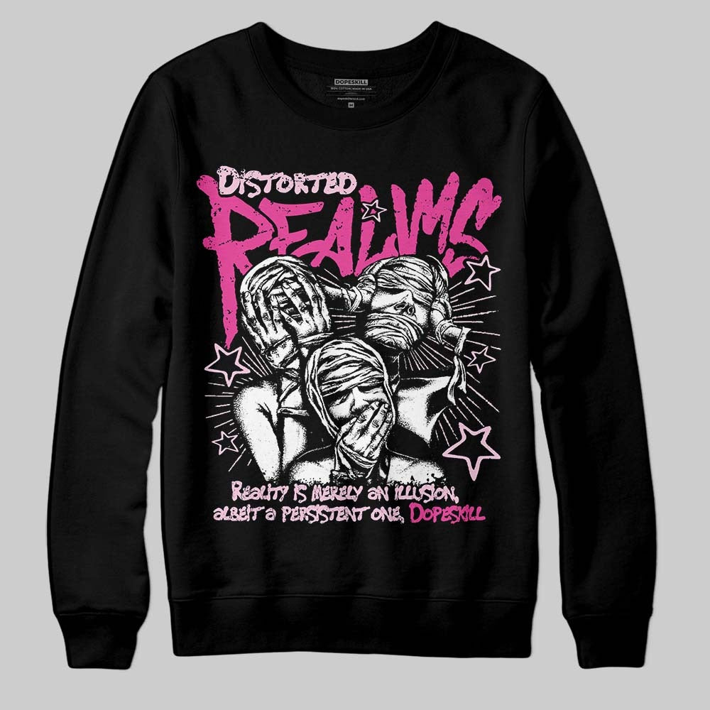 Pink Collection DopeSkill Sweatshirt Distorted Realms Graphic