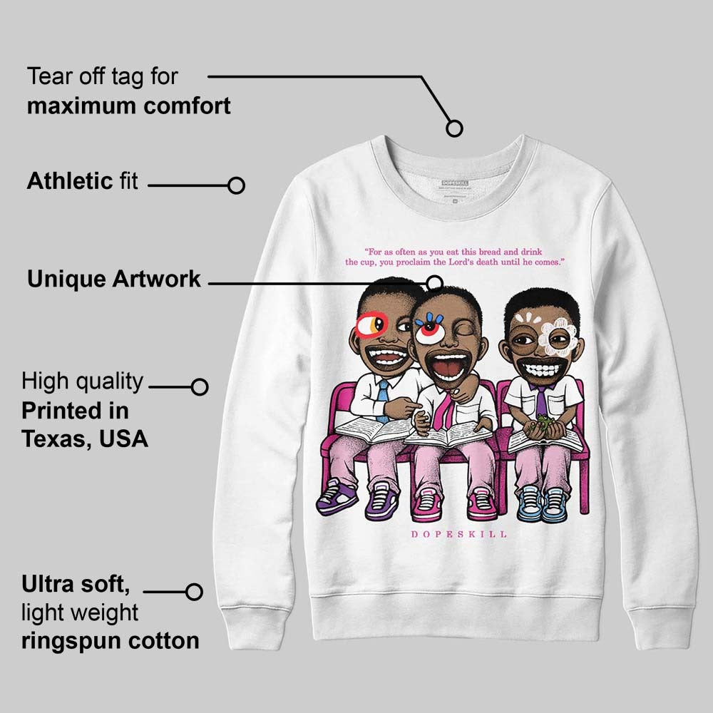 Pink Collection DopeSkill Sweatshirt First Sunday Graphic