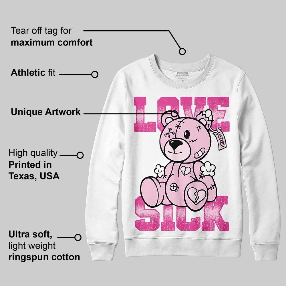 Pink Collection DopeSkill Sweatshirt Love Sick Graphic