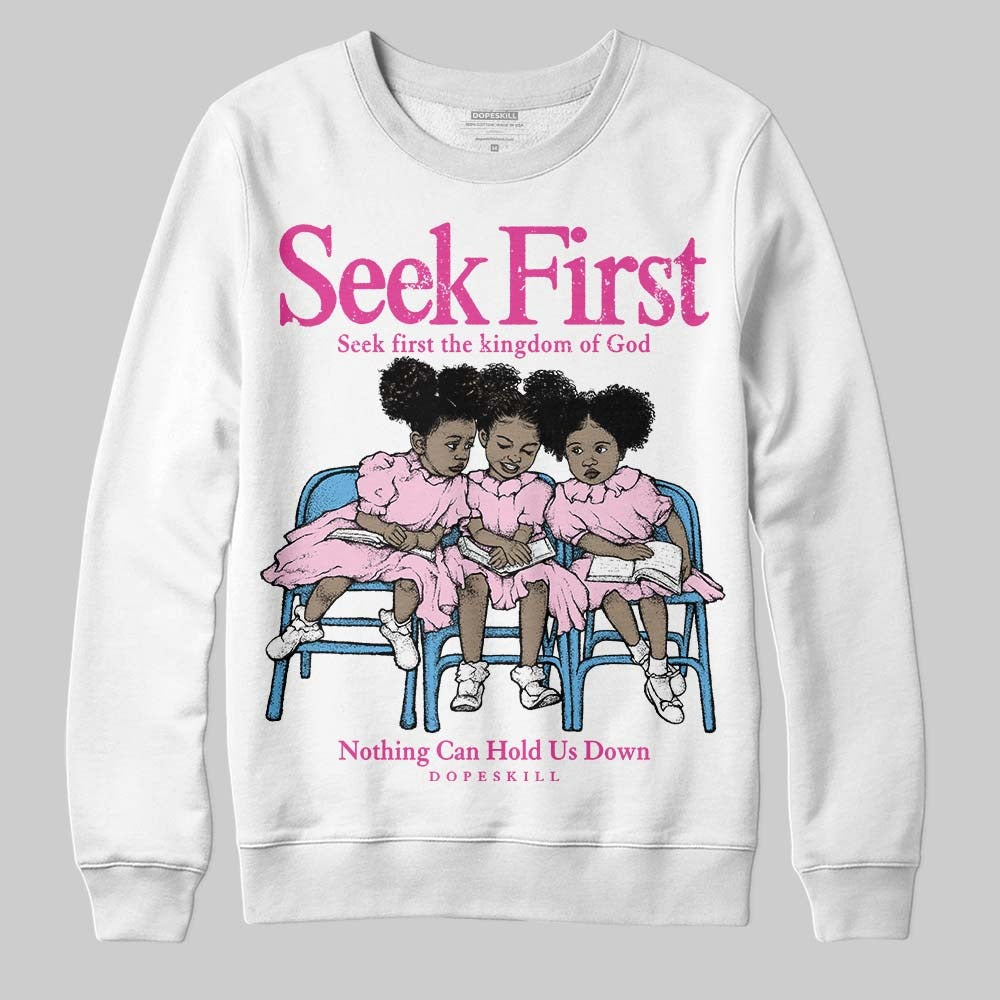 Pink Collection DopeSkill Sweatshirt New Seek First Graphic